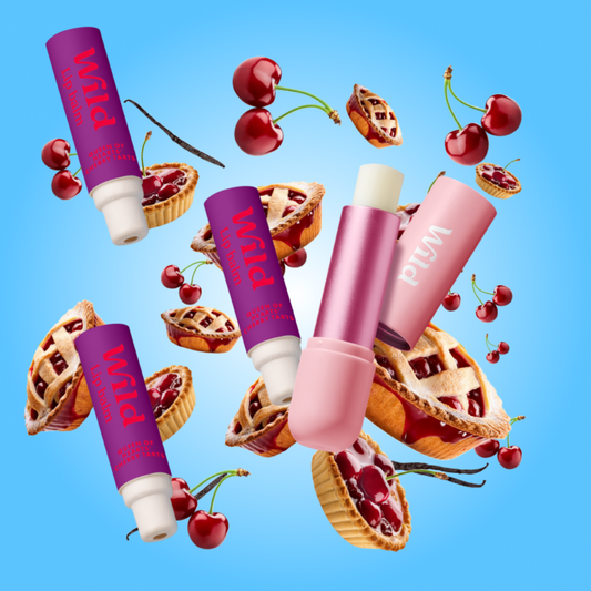 Rose Lip Balm Case & Cherry Tarts Refill Trio Starter Pack