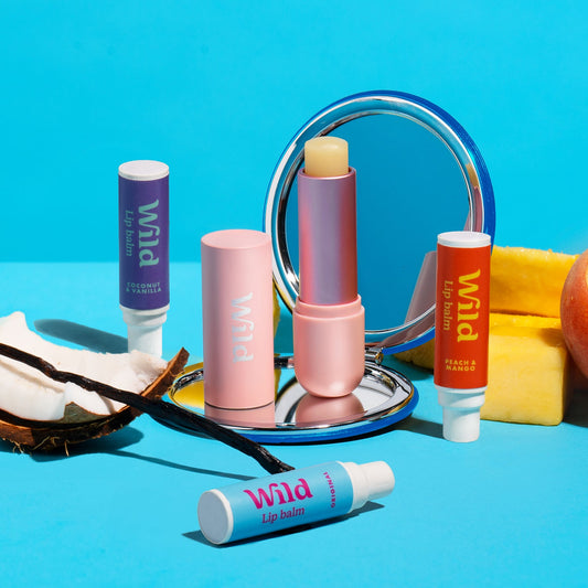 Rose Lip Balm Case + Mixed Refill Trio Pack